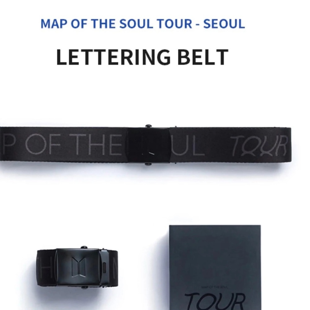 BTS MAP OF THE SOUL TOUR BELT